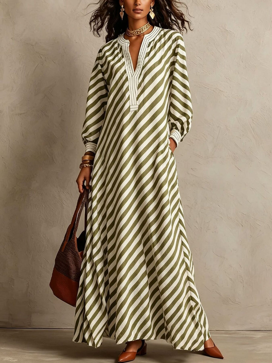 black maxi dress with long sleeves and long sleeve