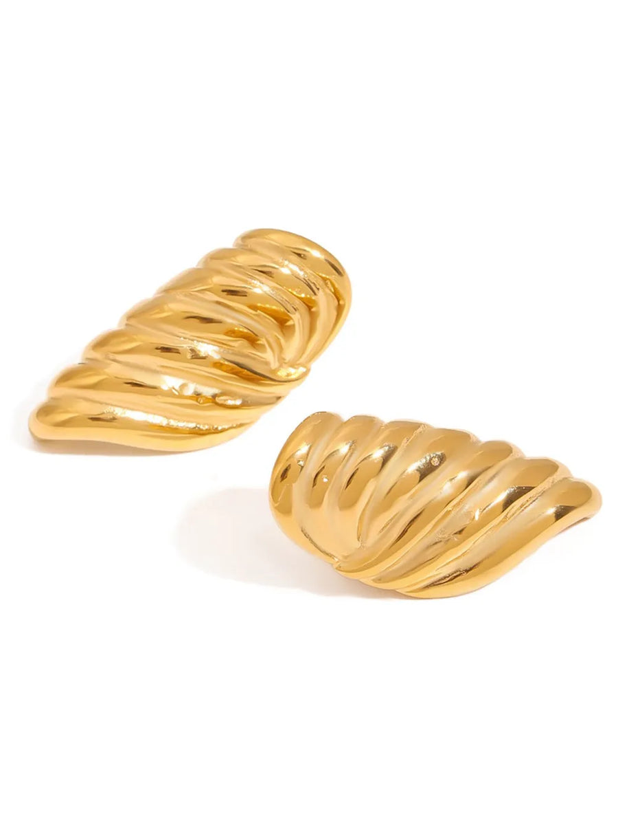 Gold earrings