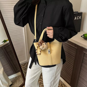 Yellow crossbody bag