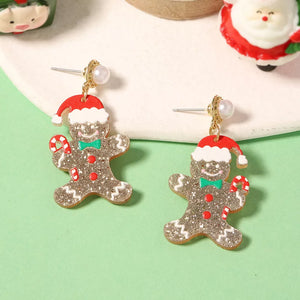 Synthetic Pearl, 18K Gold-Plated, Acrylic, Zinc alloy Care instructions: Avoid w earrings in white with dangle silhouette