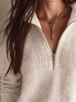 pullover sweater in Navy Blue