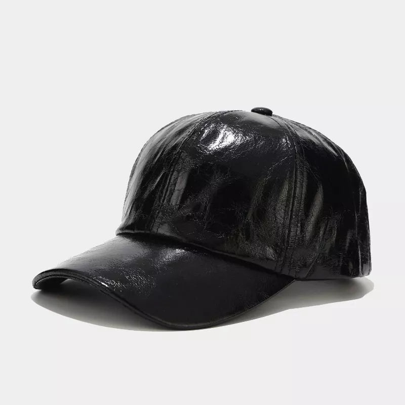 PU Imported Size & cap in Cream with fitted silhouette