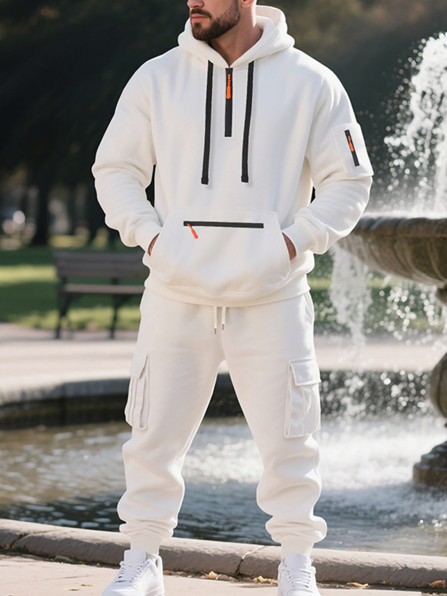 95%polyester,5%spandex Care instructions: Machine wash cold lounge set in Black with relaxed silhouette