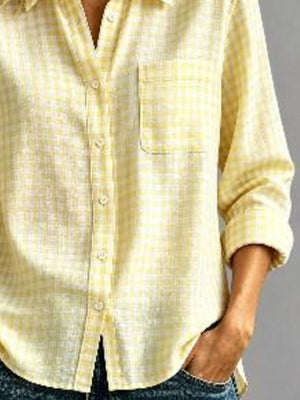 Pastel Yellow button-down shirt