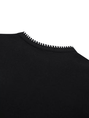 Men's Notched Short Sleeve Henley Top option 7