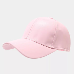 PU Imported Size & cap in Black with fitted silhouette