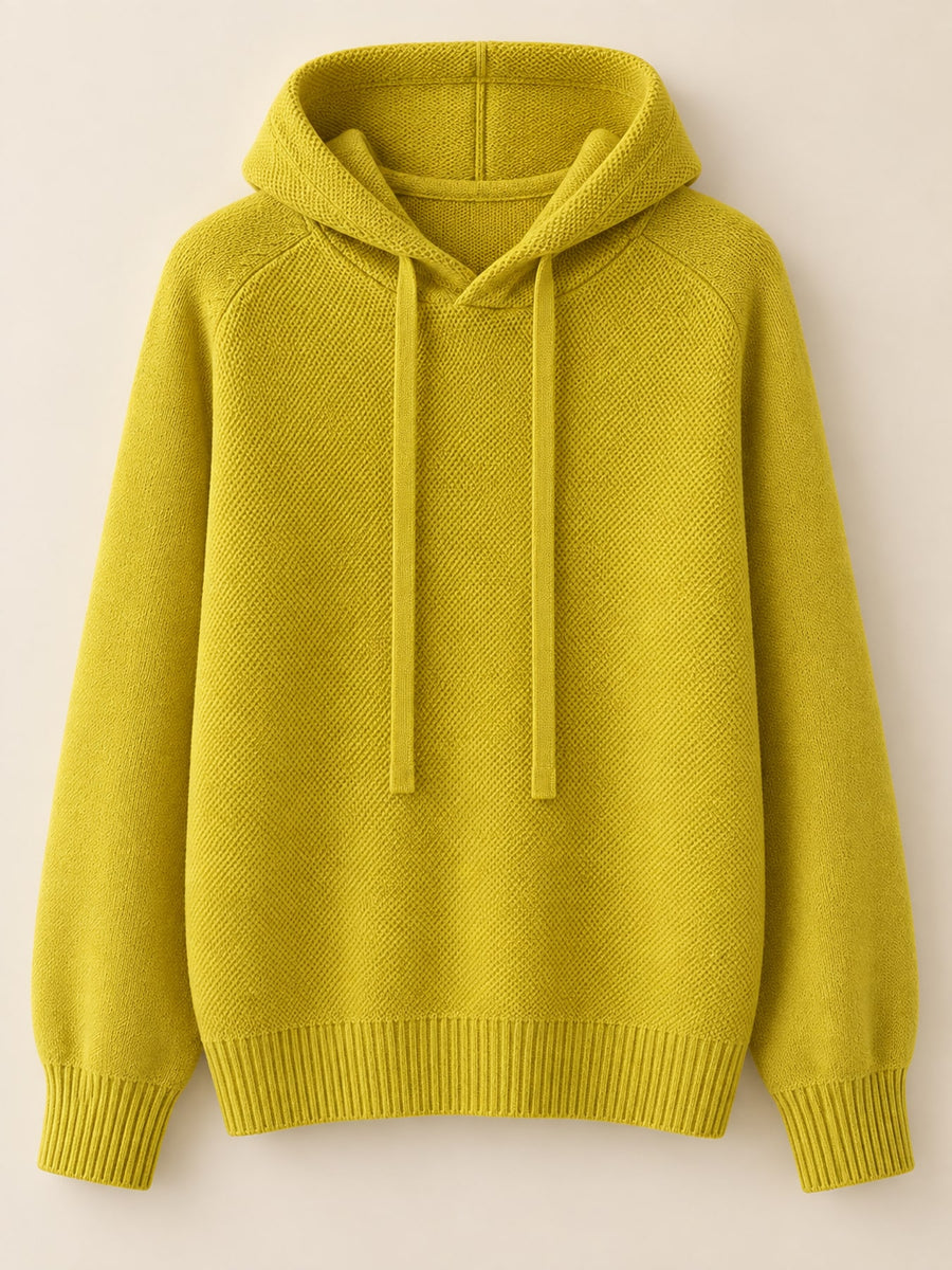 Apple Green pullover sweater with ribbed and long sleeve