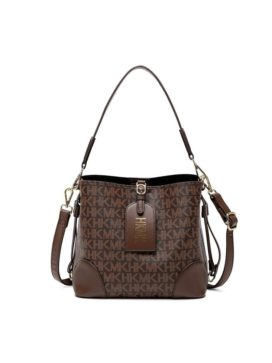 crossbody bag in Caramel with adjustable strap and medium