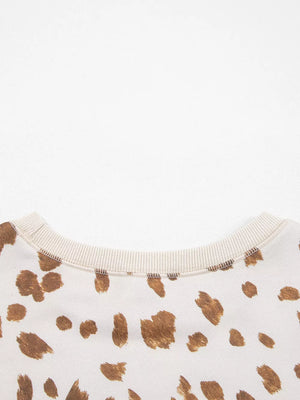 streetwear sweatshirt in Dust Storm with crew neck
