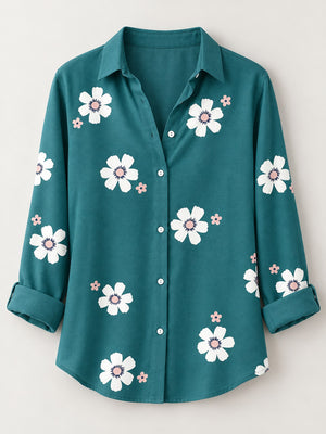 button-down shirt in white