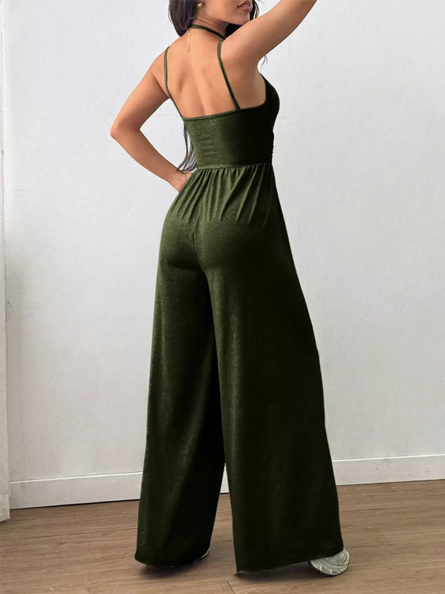 jumpsuit in Brown