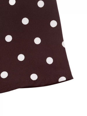 dark brown shirt dress