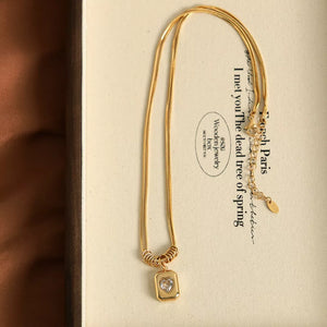Gold necklace