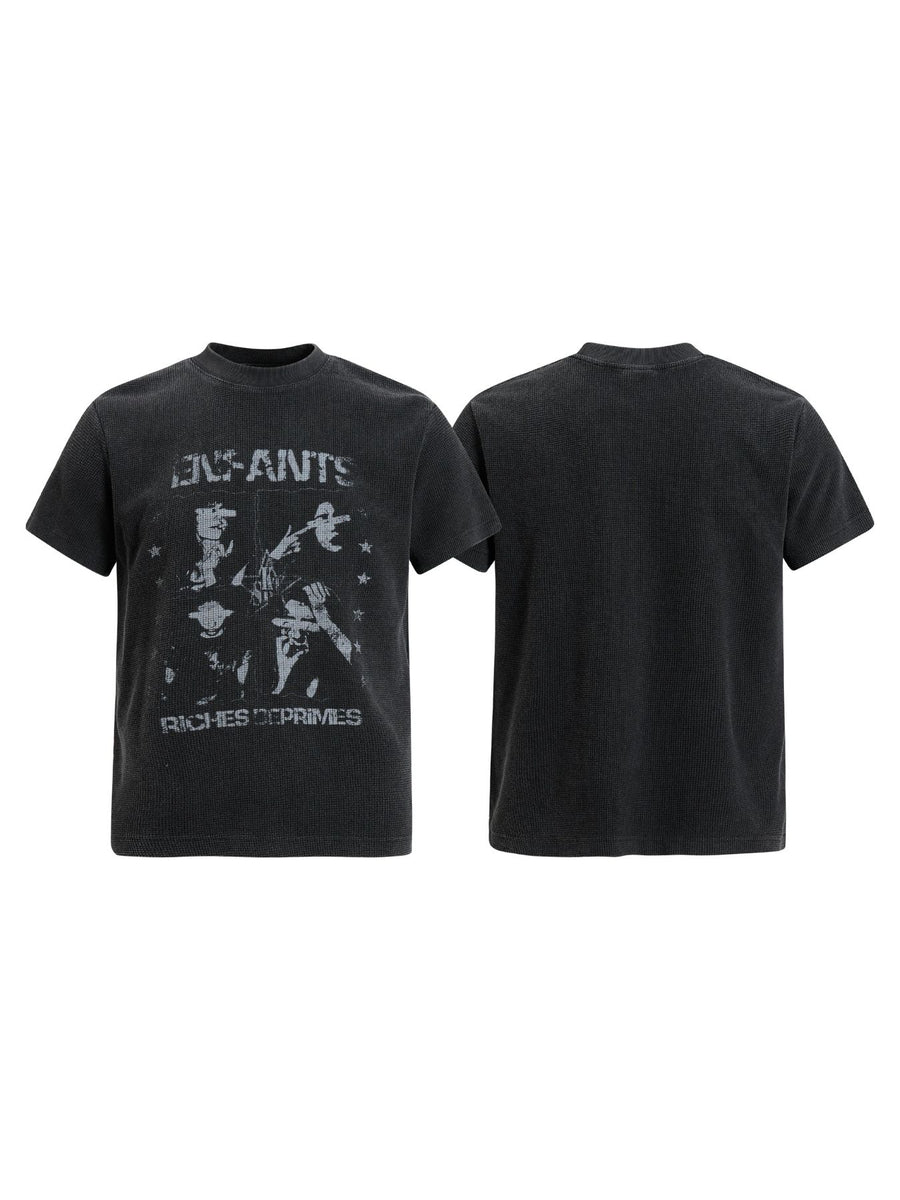 charcoal t-shirt with hip-length and pullover