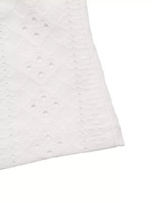 white fitted t-shirt with v-neck