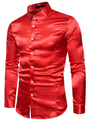 95%cotton,5%spandex Care instructions: Machine wash cold button-up shirt in Orange with slim silhouette