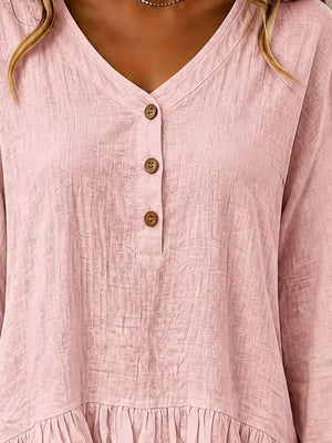 100% polyester Care instructions: Machine wash cold blouse in White with relaxed silhouette