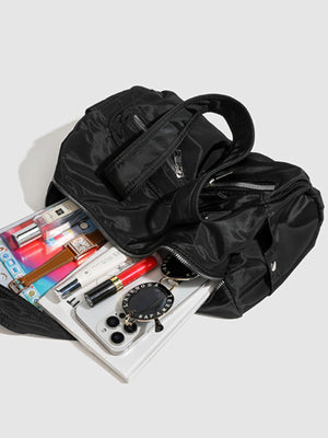 Black with handbag with dual top handles 10