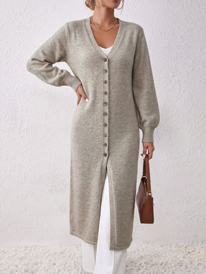 100% polyester Care instructions: Machine wash cold cardigan in Deep Red with relaxed silhouette