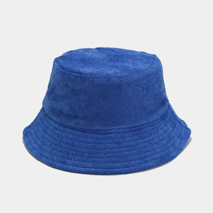 Wide Brim Bucket Hat in Khaki with wide brim