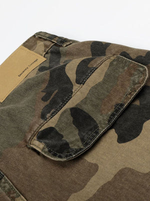 cargo pants in dark green