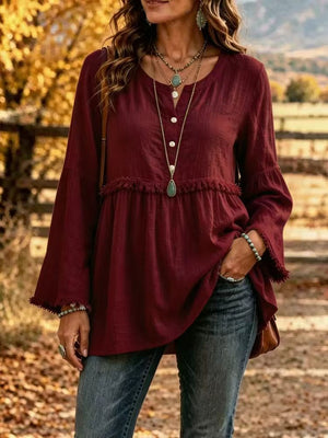 Turquoise blouse