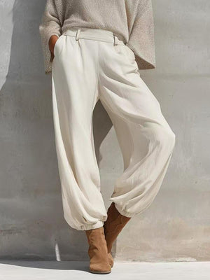 100% polyester Care instructions: Machine wash cold two-piece set in Beige with relaxed silhouette