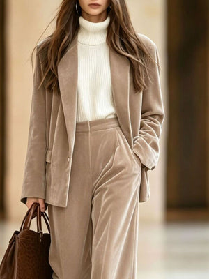 Black Forest blazer with hip-length and button-front