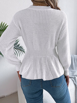 blush pink pullover sweater