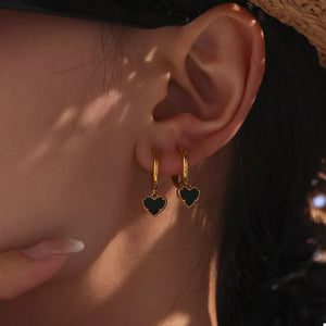 Gold earrings