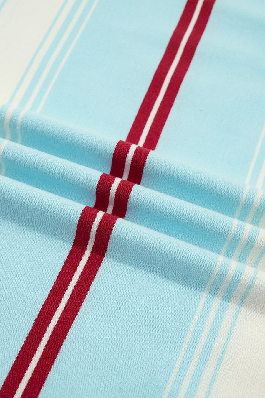 t-shirt featuring striped in Pastel Blue with 95% cotton, 5% elastane Care instructions: Machine wash cold texture