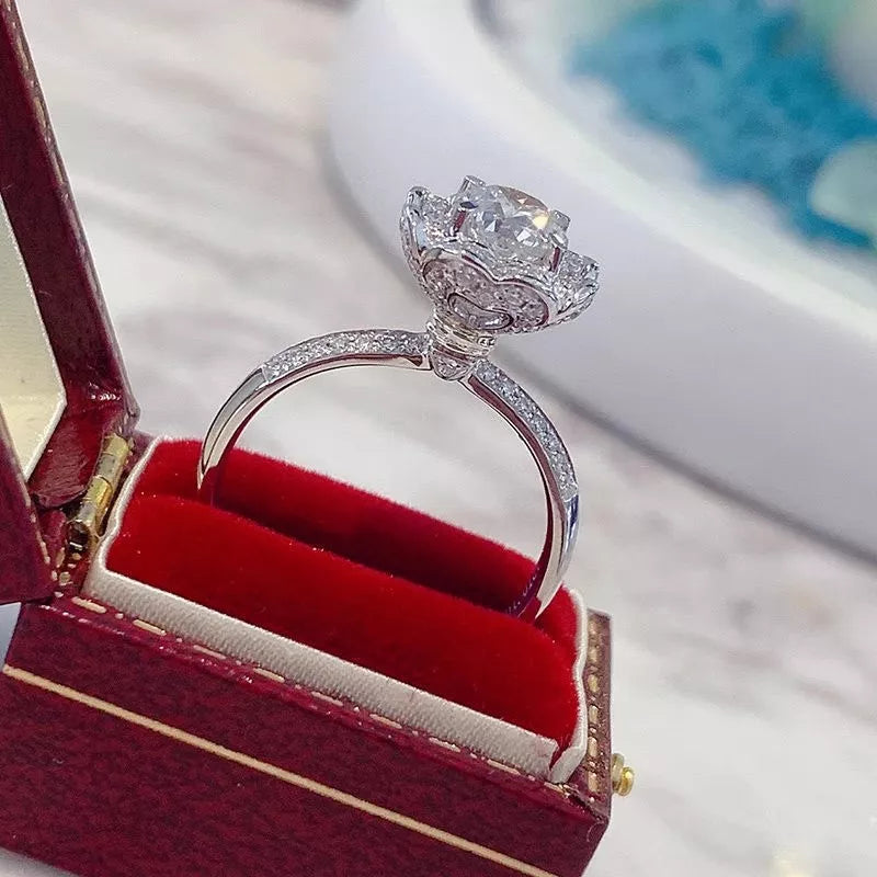 glam ring in Silver with none