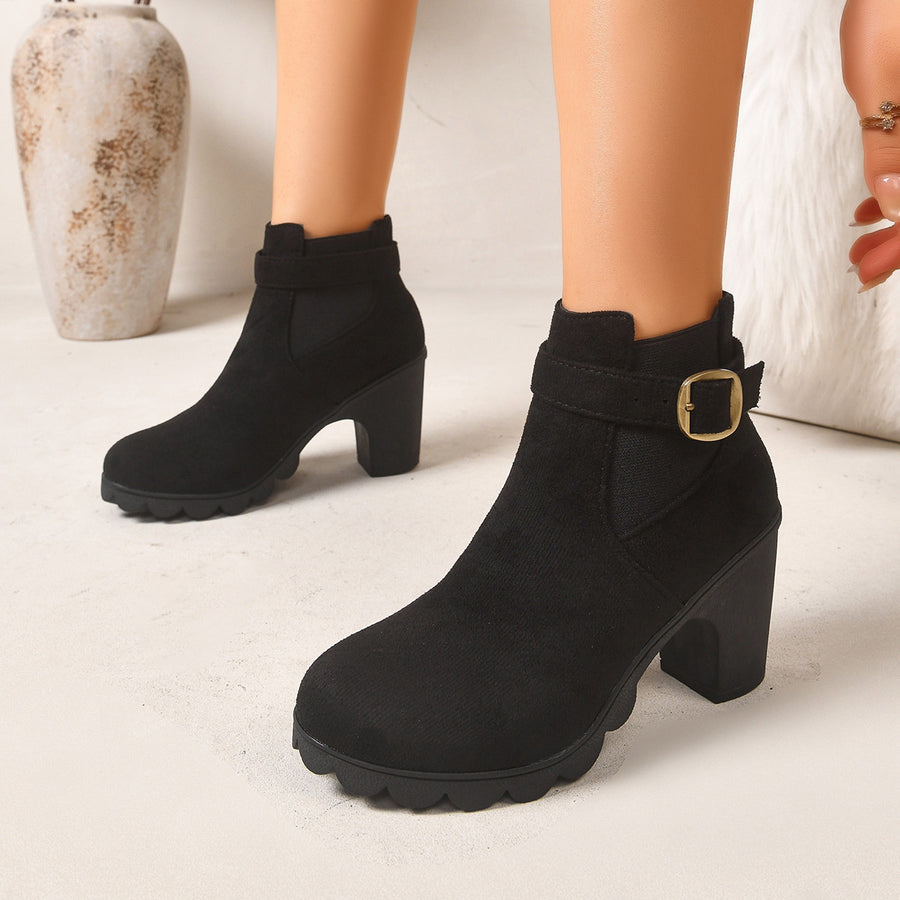 Suede,Rubber Imported Size & boots in dark olive green with structured silhouette