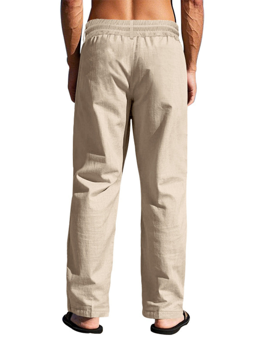wide-leg pants in Light Blue