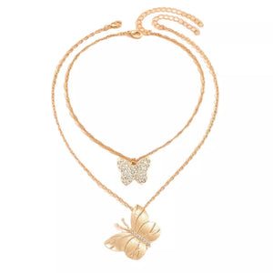 gold necklace with adjustable and clasp