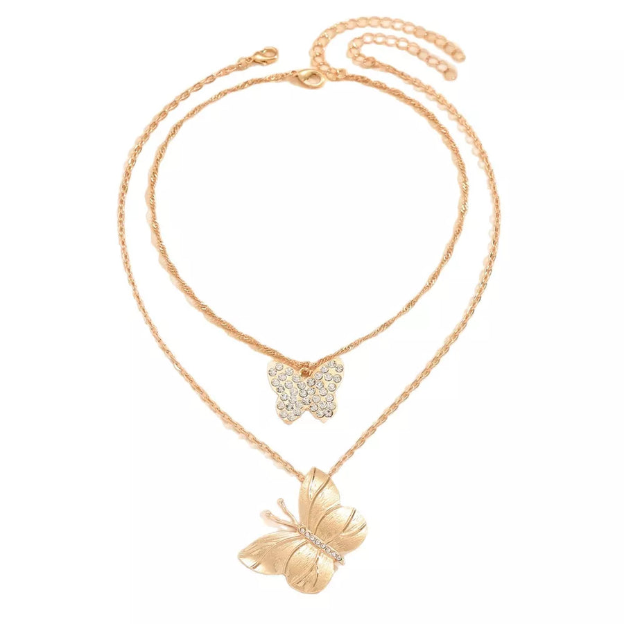 gold necklace with adjustable and clasp
