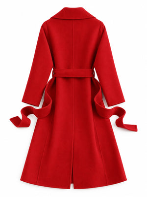 Wool 100% Care instructions: Dry clean only wool coat in Camel with A-line silhouette