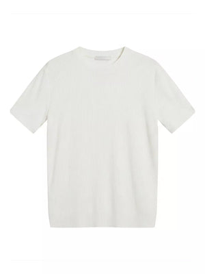 White t-shirt with stretch and short sleeve