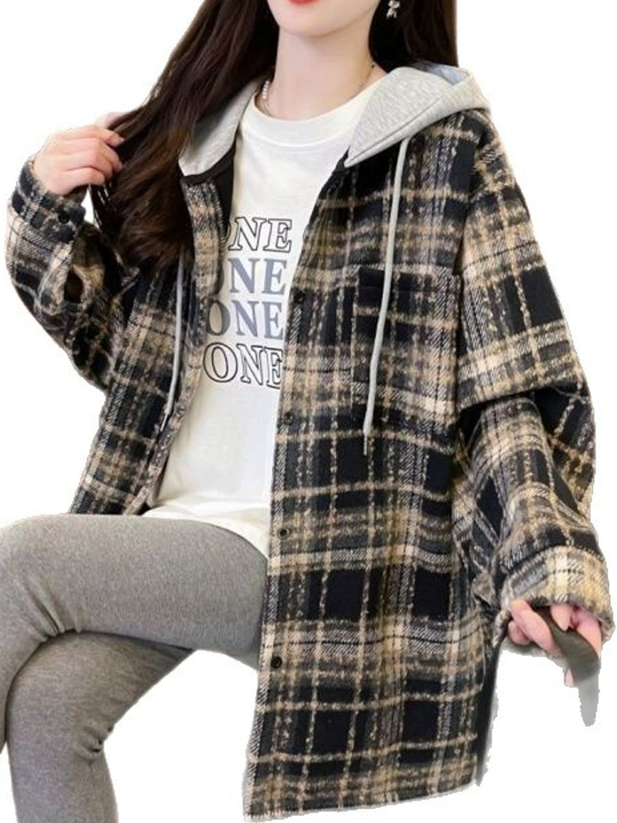 Black-Ultra-Soft Fleece-lined shacket