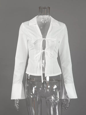 white blouse