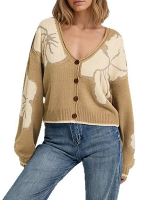 100% polyester Care instructions: Machine wash cold cardigan in Blue with relaxed silhouette