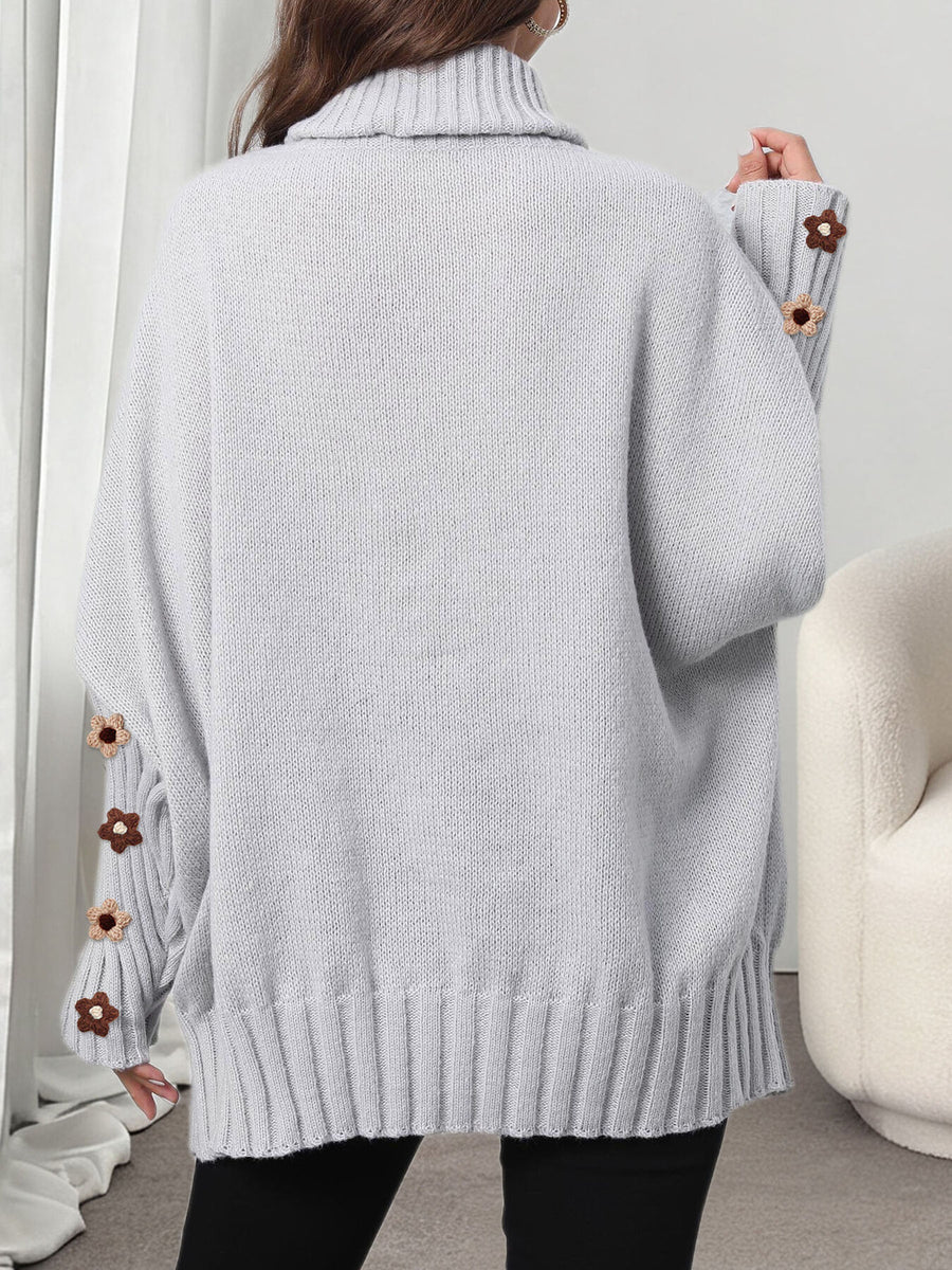 Apricot Color turtleneck sweater