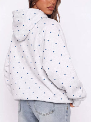 pullover hoodie in navy blue