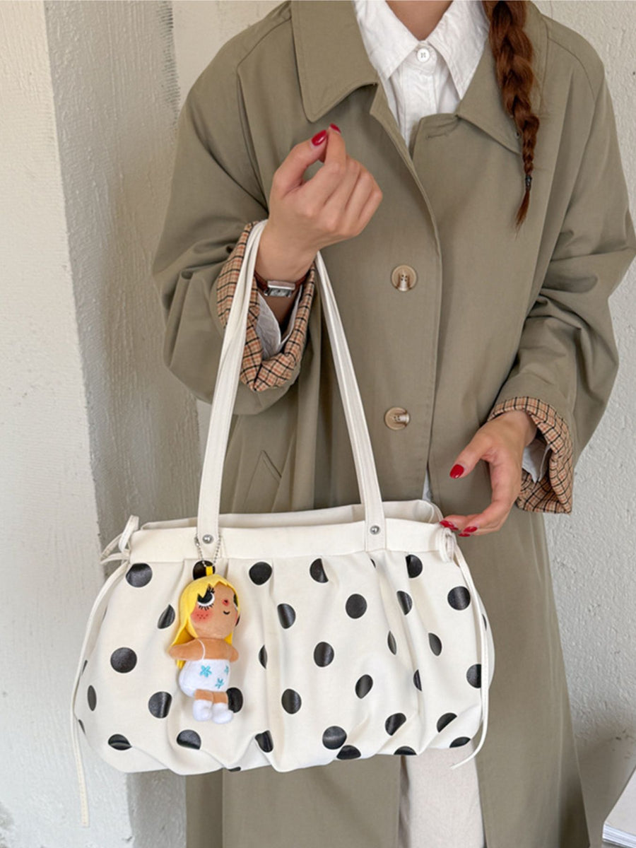 White shoulder bag