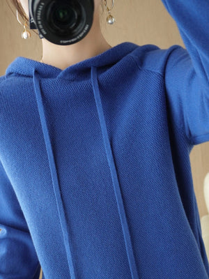 cream pullover sweater with hip-length and pullover