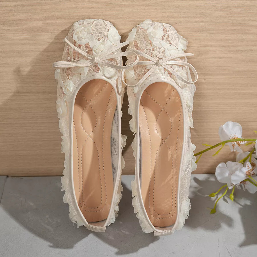 black flats with not applicable and slip-on