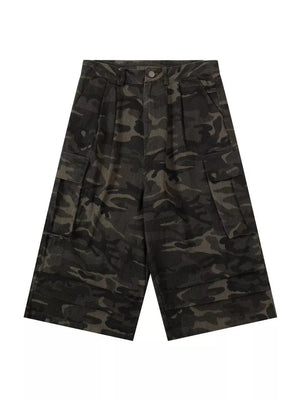 100% Cotton Care instructions: Machine wash cold capris in dark brown with wide-leg silhouette