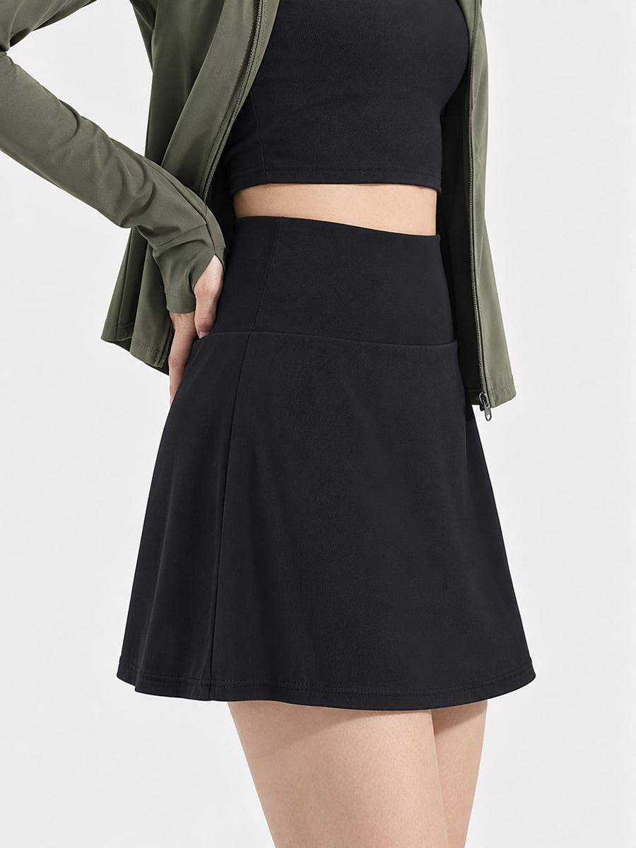 pleated skirt in Slate Gray with lightweight and mini
