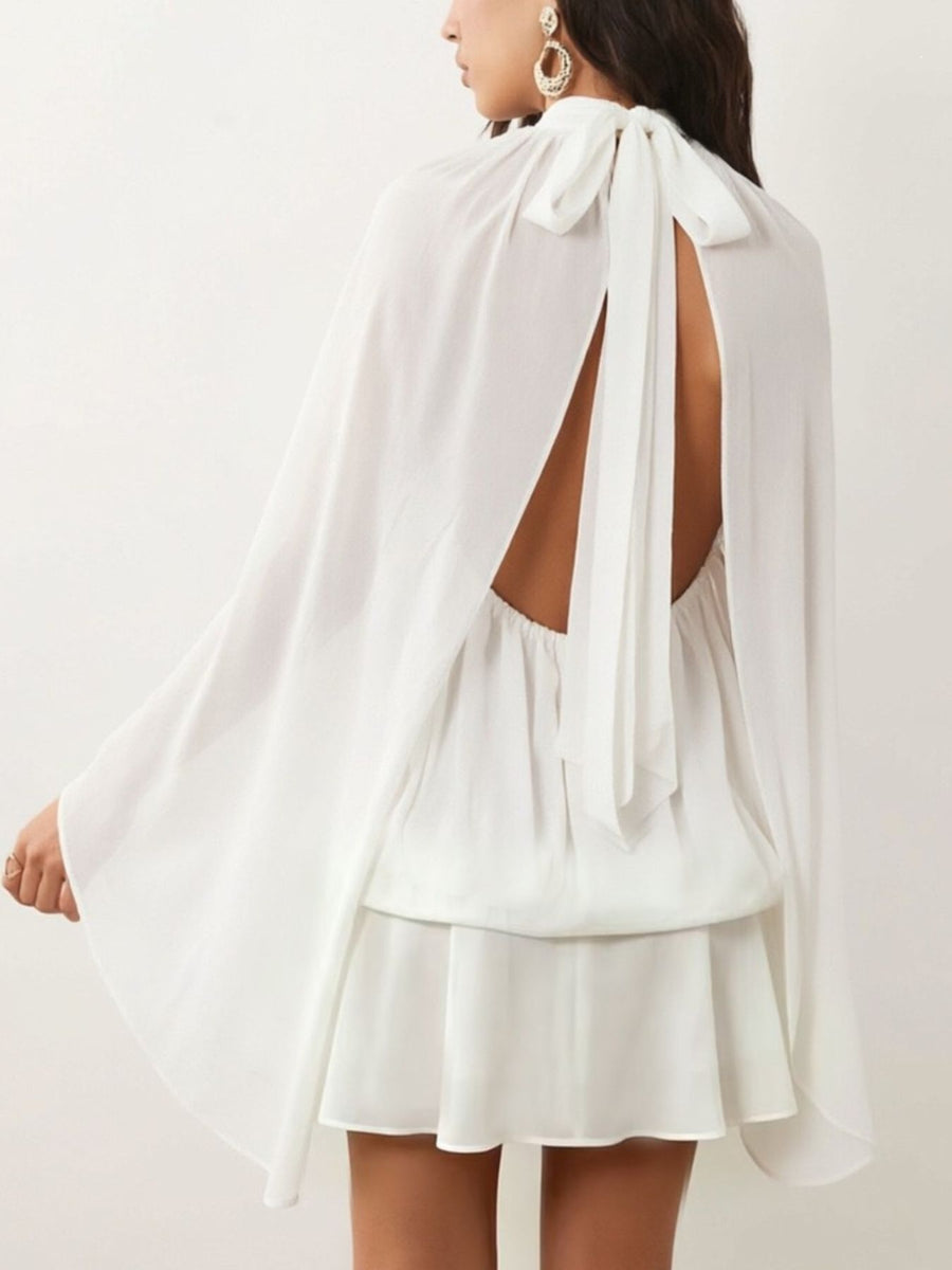 mini dress in White