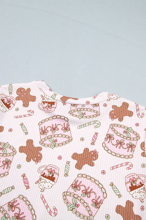 white pajama set with long sleeve and long sleeve